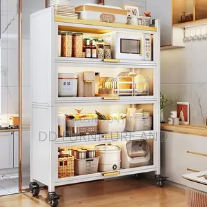 Kitchen Storage Cabinet and Baker ‘S Rack