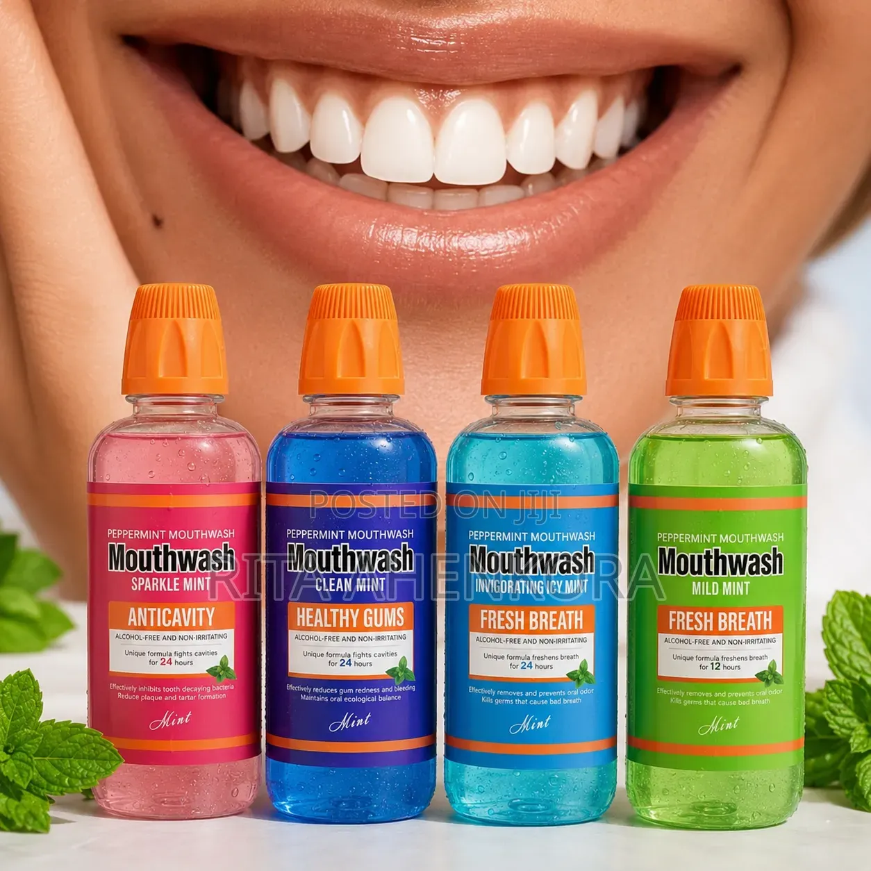 🦷 Fresh Breath & Healthy Oral Care Mouthwash