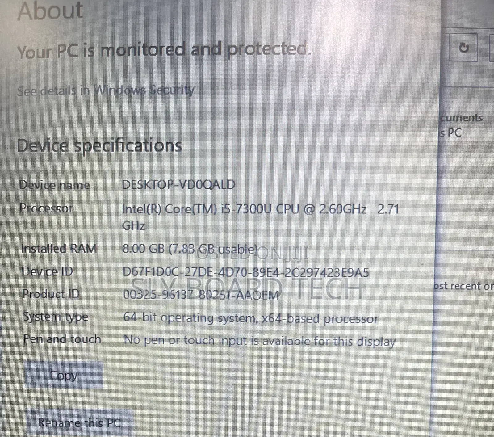 Laptop Lenovo ThinkPad 13 8GB Intel Core i5 SSD 256GB