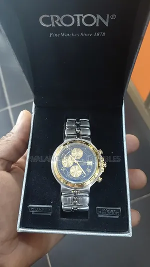 Croton Double Tone Chronograph Gent's Watch 43mm Case Size