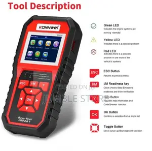 KONNWEI KW850 OBDII Automotive Scanner Code Reader Tester Scanner Tool