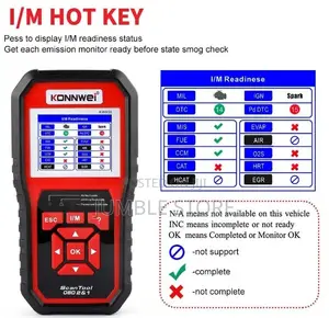 KONNWEI KW850 OBDII Automotive Scanner Code Reader Tester Scanner Tool