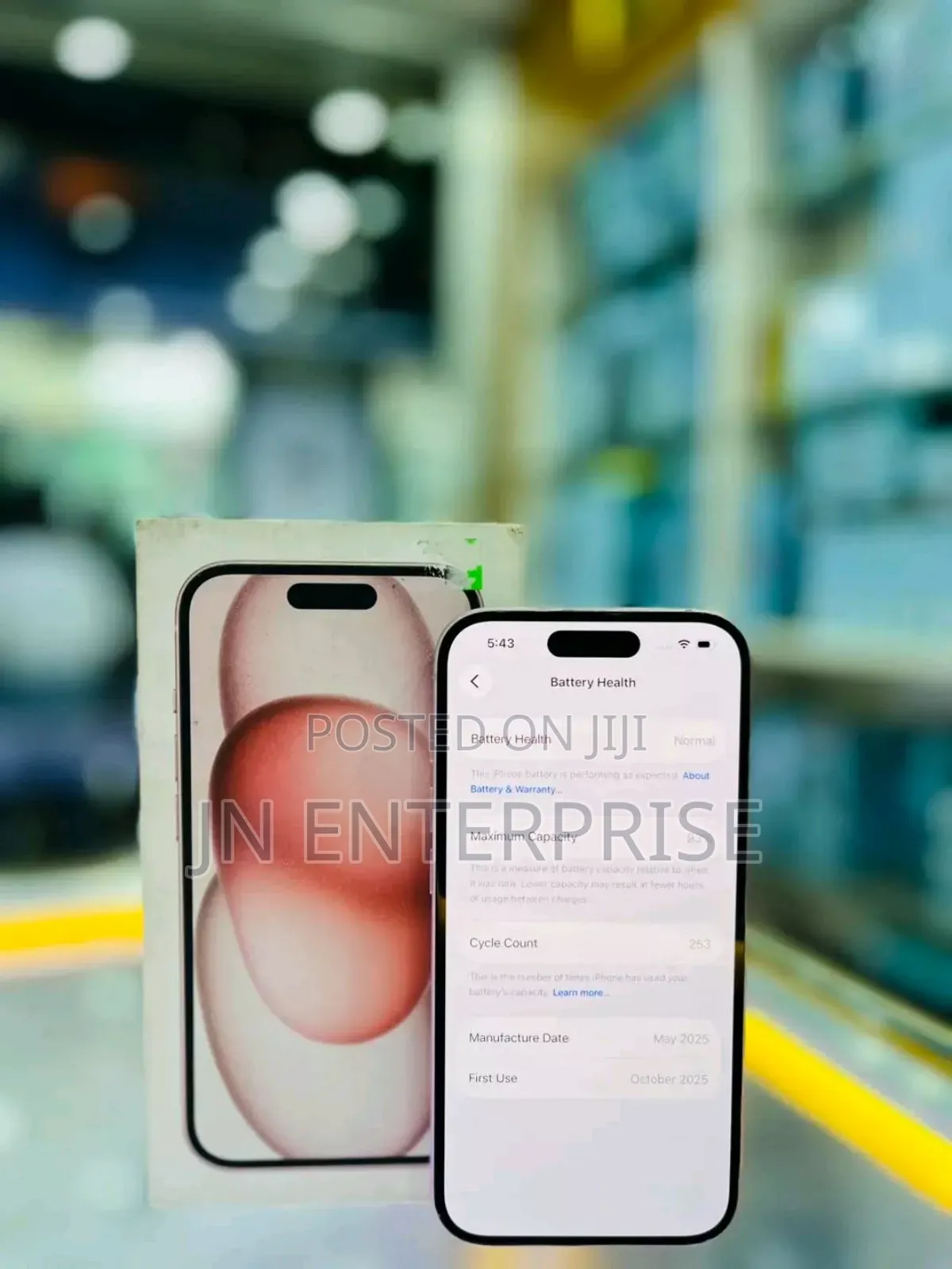 New Apple iPhone 15 128 GB Pink