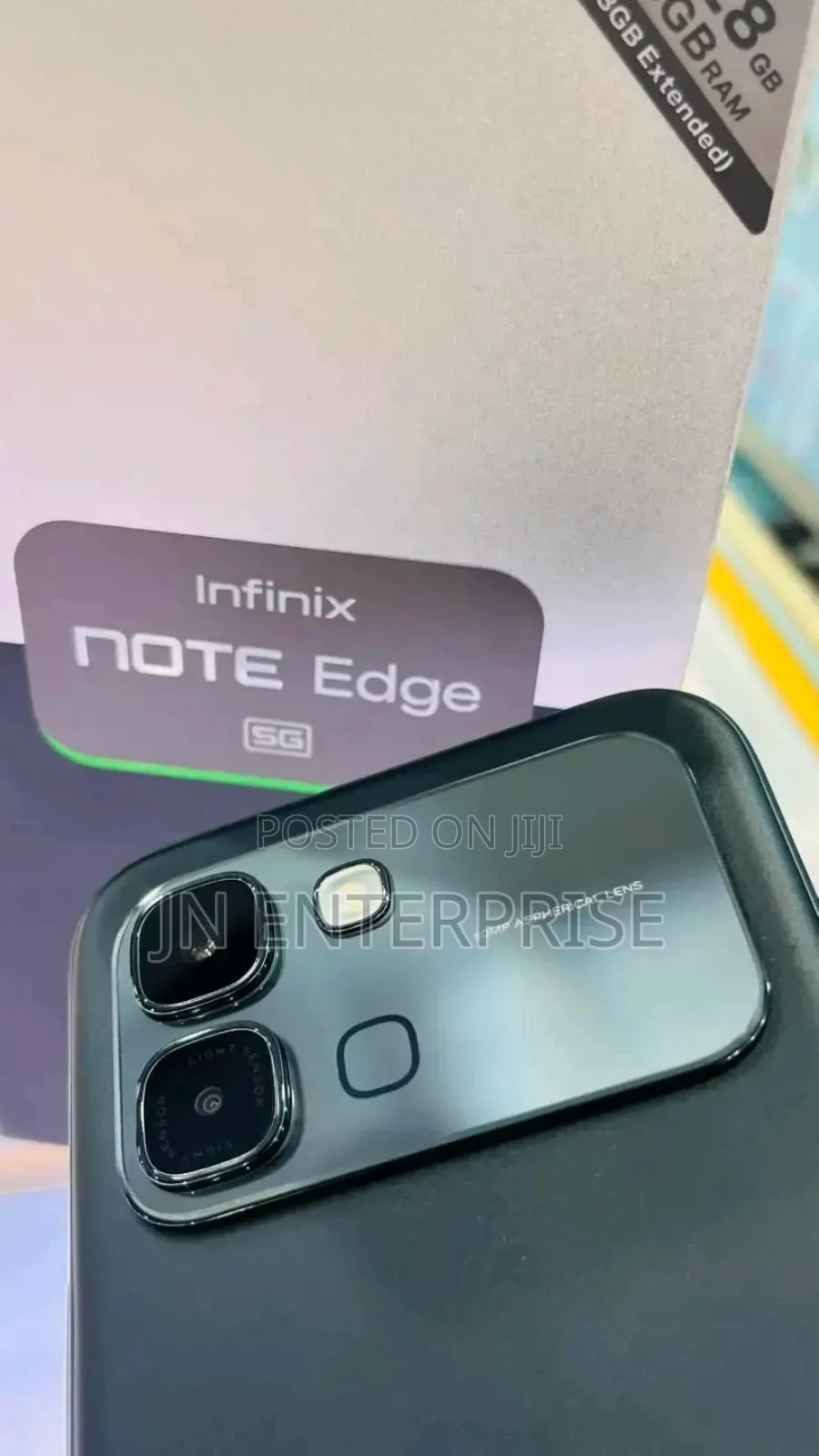 New Infinix Note Edge 128 GB Black