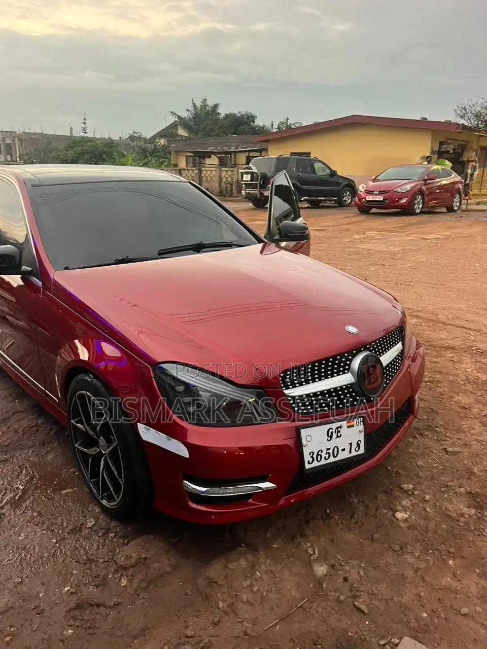 Mercedes-Benz C300 Sport 4Matic Sedan AWD (3.5L 6cyl 7A) 2013 Red