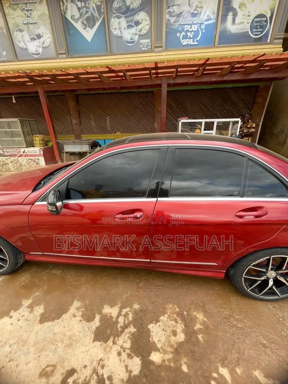 Mercedes-Benz C300 Sport 4Matic Sedan AWD (3.5L 6cyl 7A) 2013 Red
