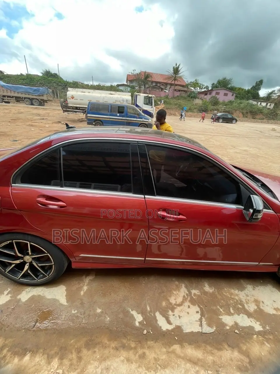 Mercedes-Benz C300 Sport 4Matic Sedan AWD (3.5L 6cyl 7A) 2013 Red