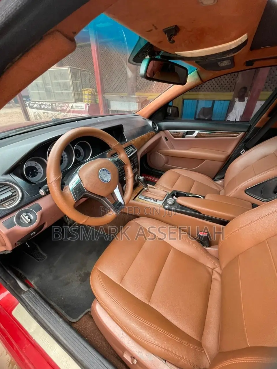 Mercedes-Benz C300 Sport 4Matic Sedan AWD (3.5L 6cyl 7A) 2013 Red