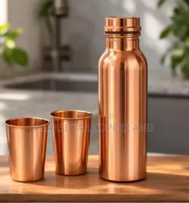 Copper Flasks and Bracelets