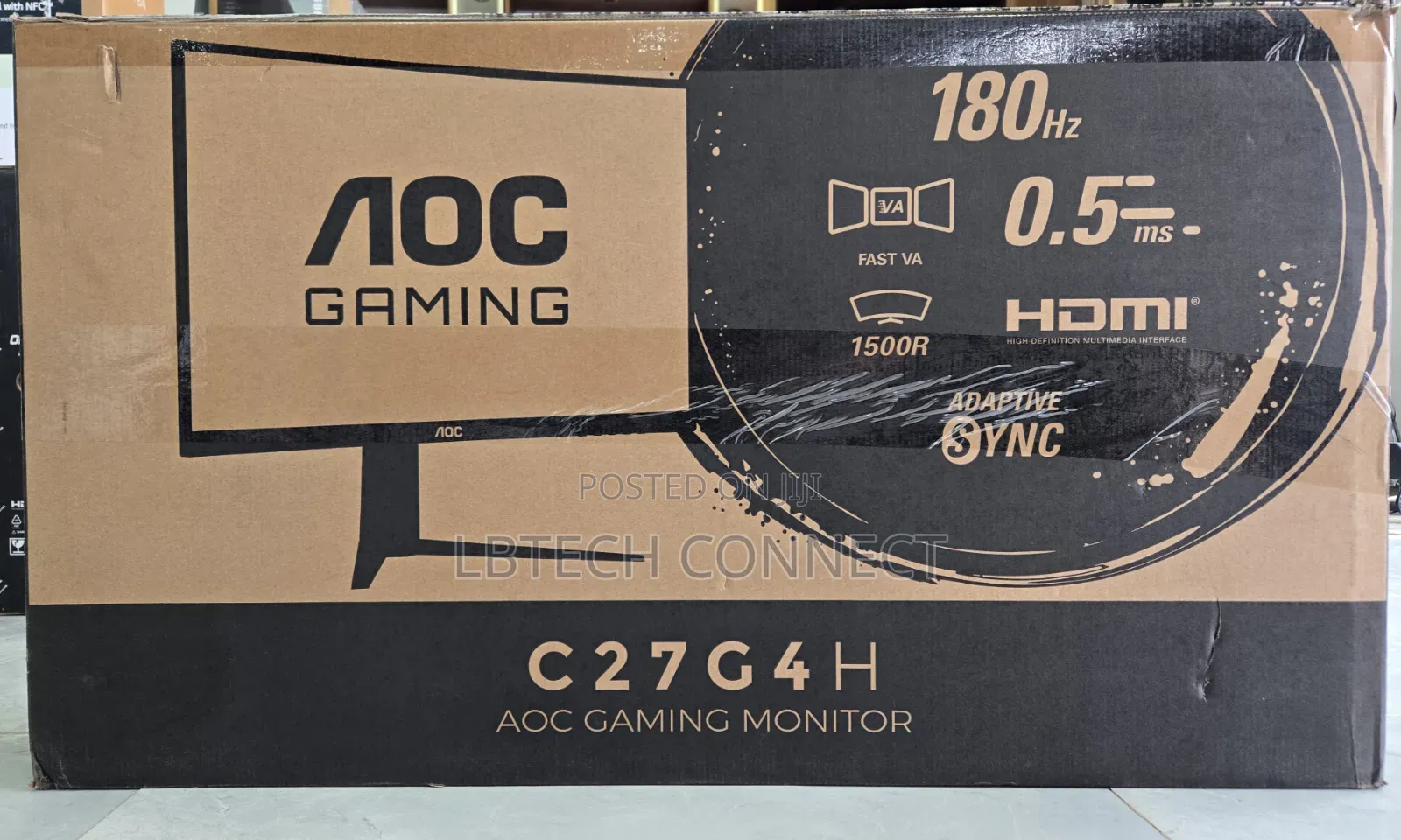AOC C27G4H 27-Inch Full HD (1080p) Curved Gaming Monitor