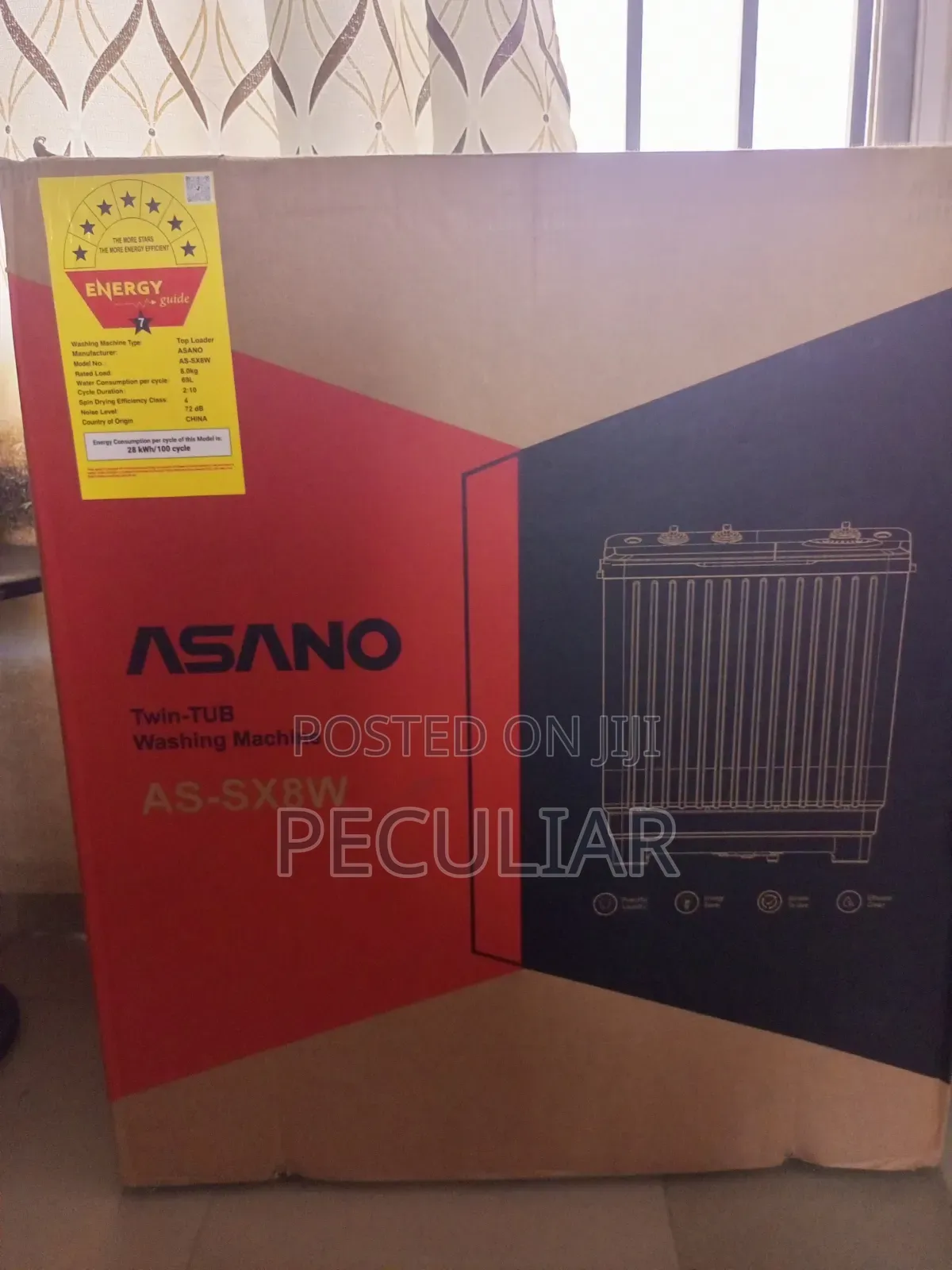 Twin-Tub Washing Machine 8kg
