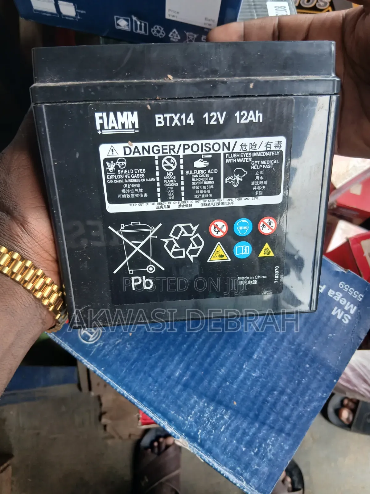 Original Auxiliary Batteries for Benz 12v 12Ah