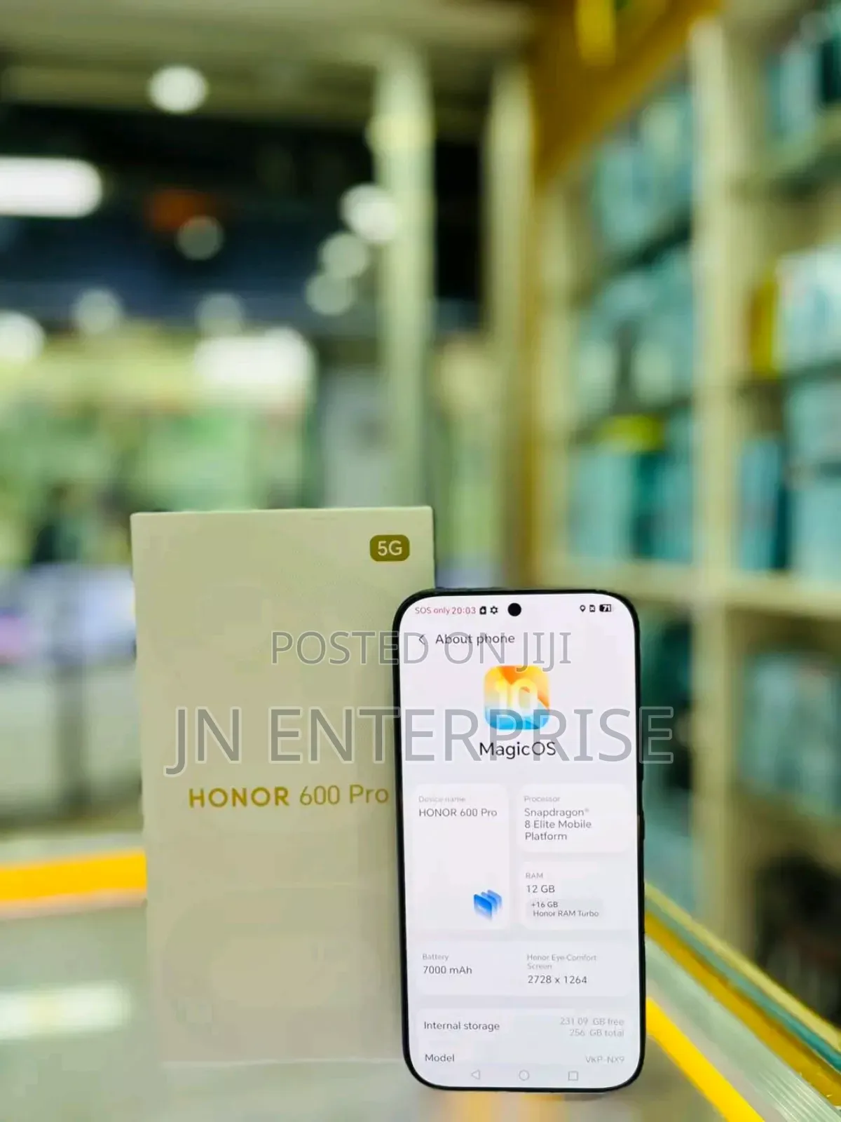 New Honor 600 Pro 256 GB Black