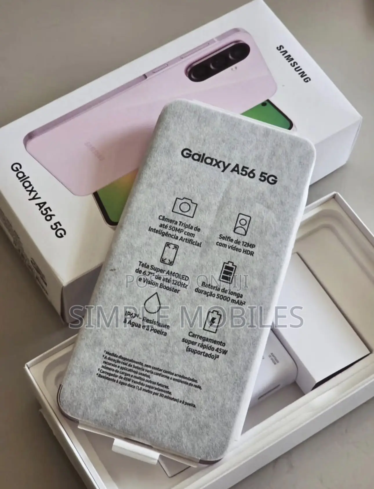 New Samsung Galaxy A56 256 GB White