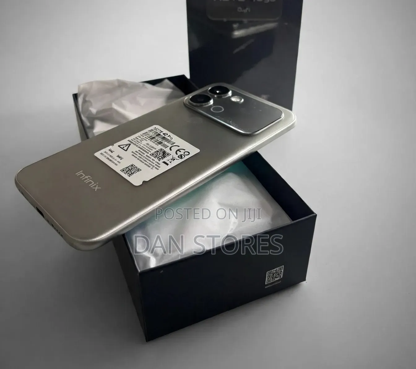 New Infinix Note Edge 256 GB Silver