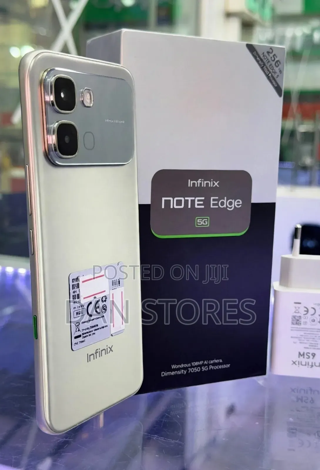 New Infinix Note Edge 256 GB Silver