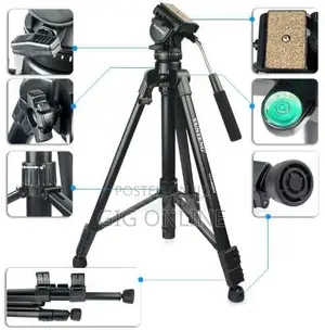 VCT-880 Professional Tripod for Photography & Video