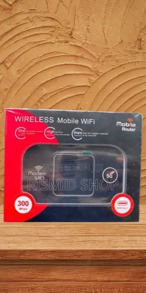 High-Speed 5G LTE Portable WiFi Router – 300Mbps