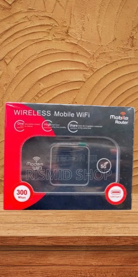 High-Speed 5G LTE Portable WiFi Router – 300Mbps