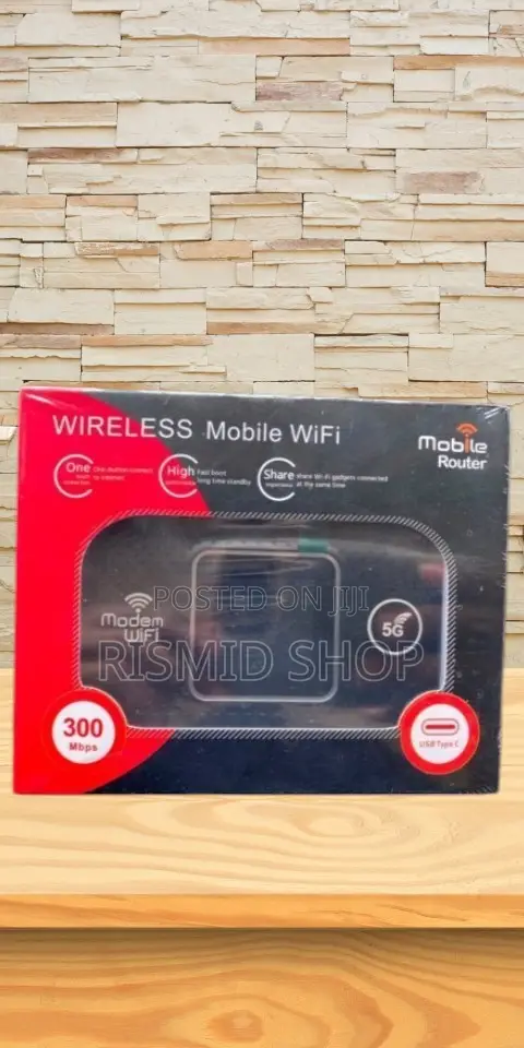 Portable 5G Mobile Hotspot Router – 300Mbps