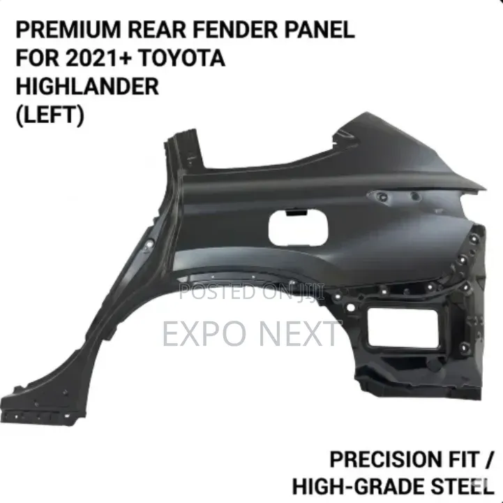 Highlander Rear Fender Panel Left Mudguard