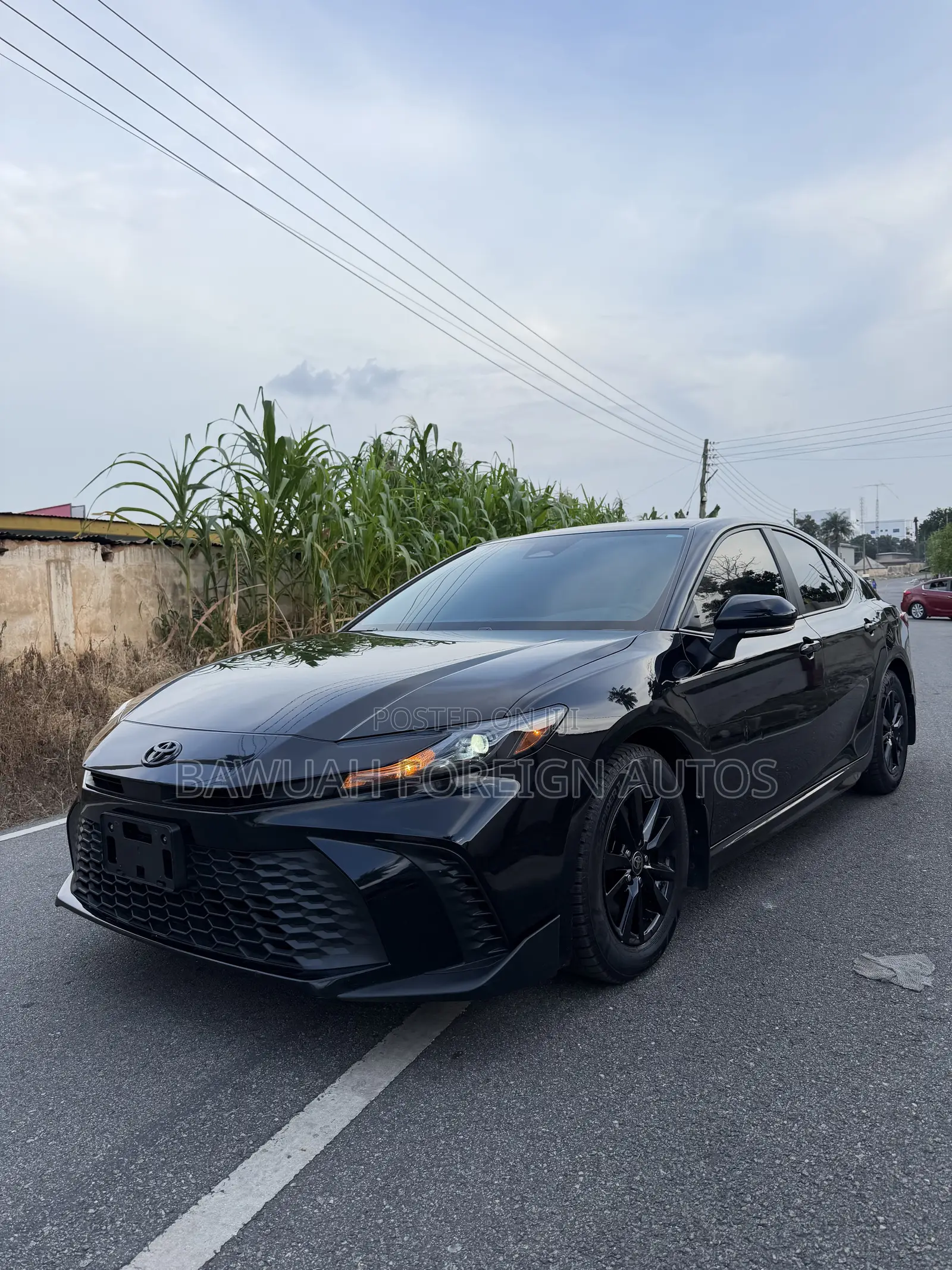 Toyota Camry SE 2025 Black