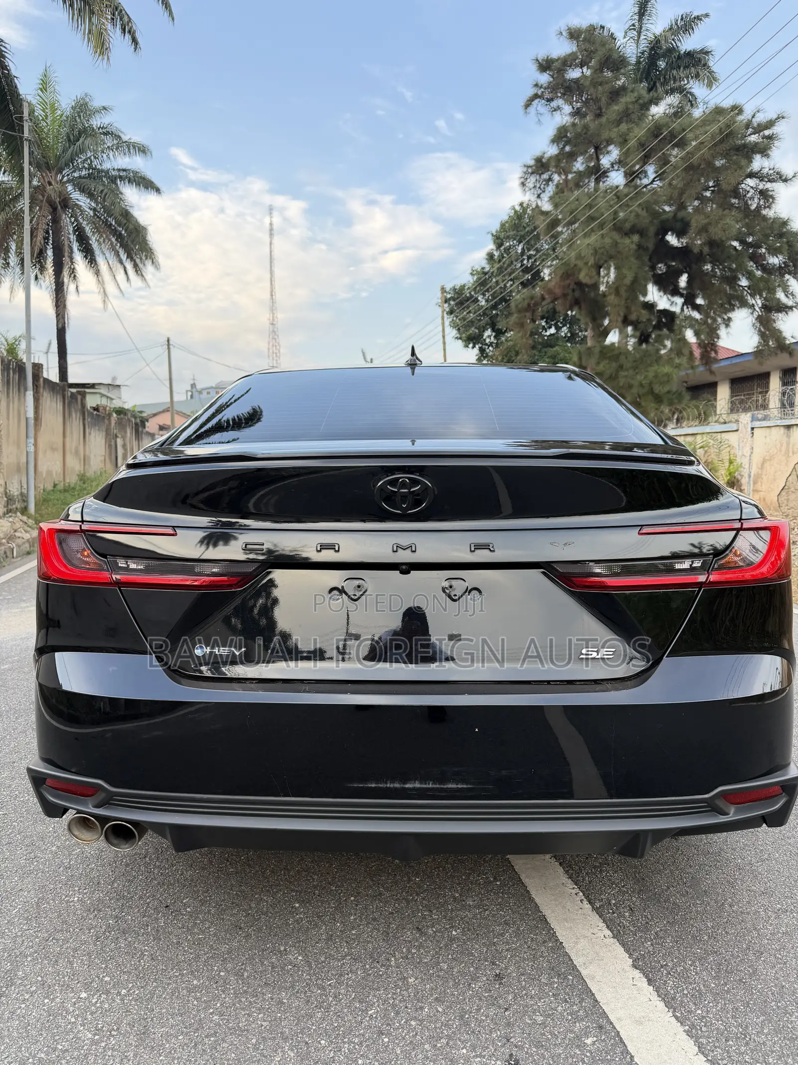 Toyota Camry SE 2025 Black