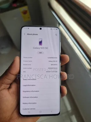 Samsung Galaxy S20+ 5G 128 GB White