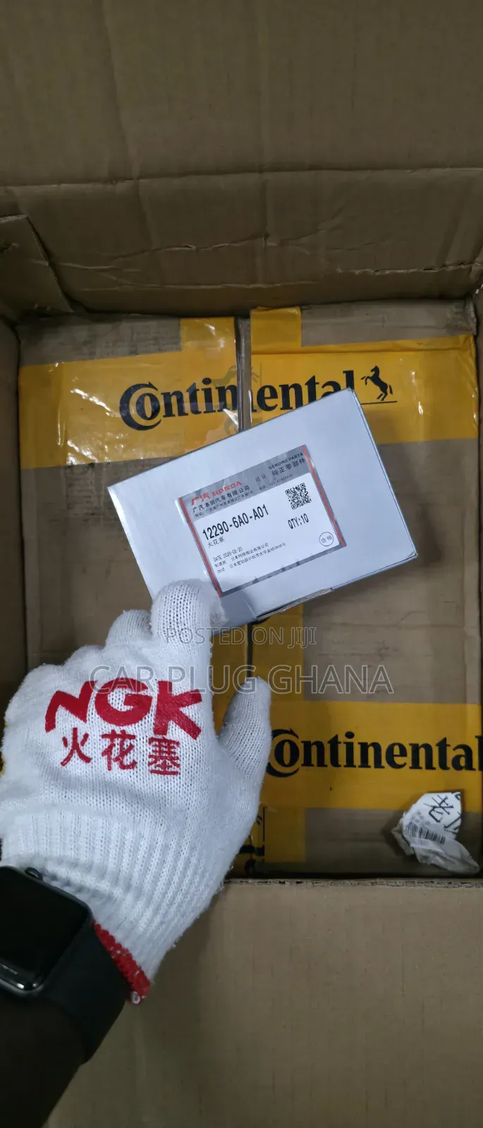 Original Honda NGK DILKAR8P8SY 12290-6a01-A01 DoubleIridium SparkPlugs