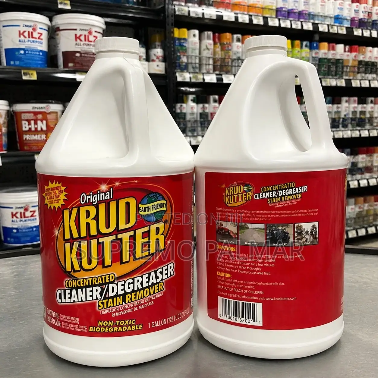 Krud Kutter Glass Top Degreaser 1 Gallon - Stain Remover 3.78L