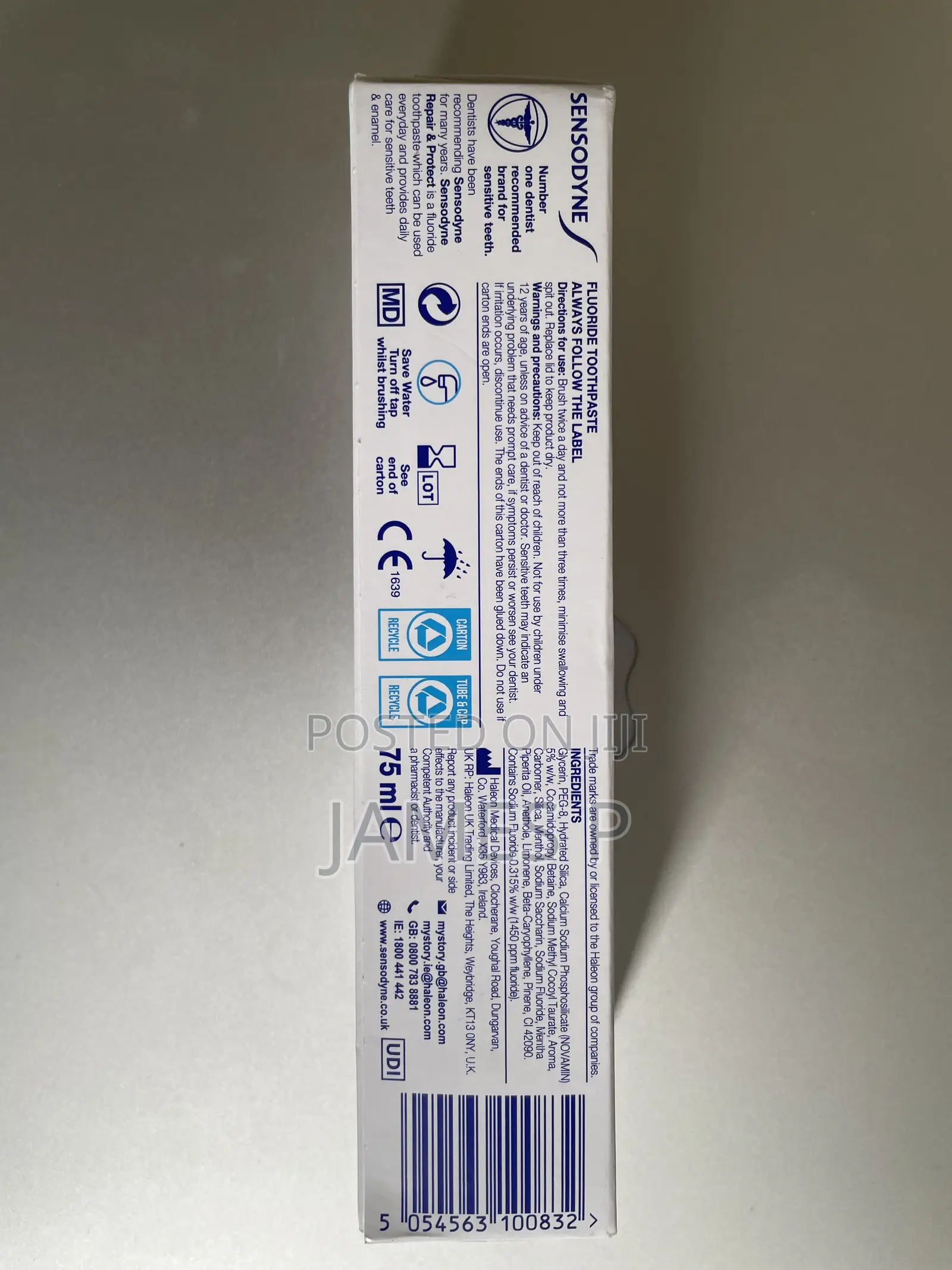 Sensodyne Repair and Protect, From UK