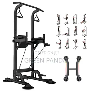Multi-Function Power Tower – Pull Up, Dip & Push Up Station