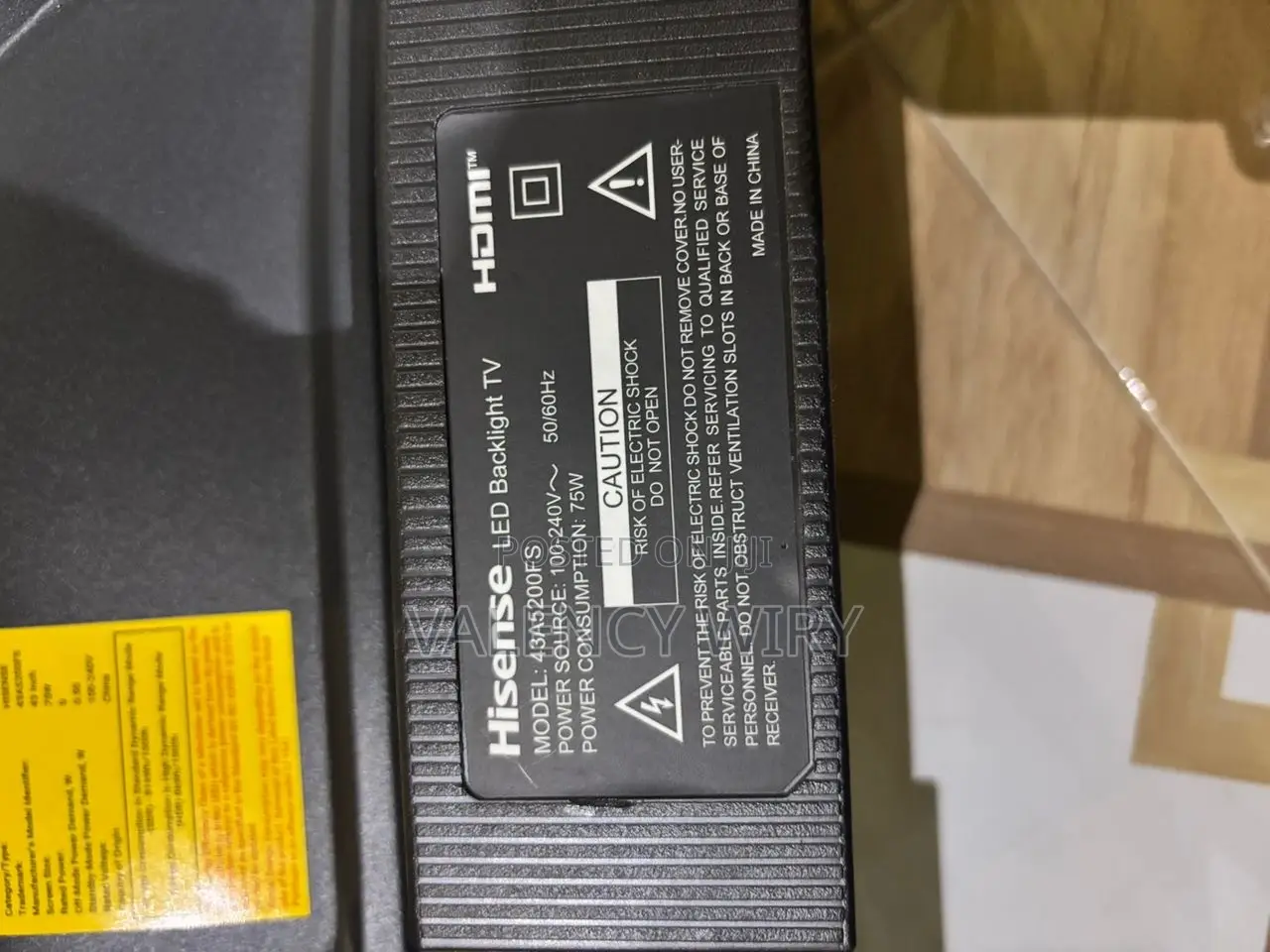 Hisense 43 Inches for Sale With Box and Everything Inside .