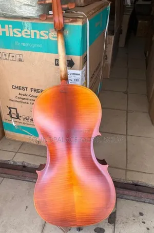 Cello With Bow and Case