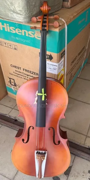 Cello With Bow and Case
