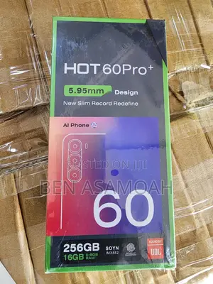 New Infinix Hot 60 Pro+ 256 GB Black