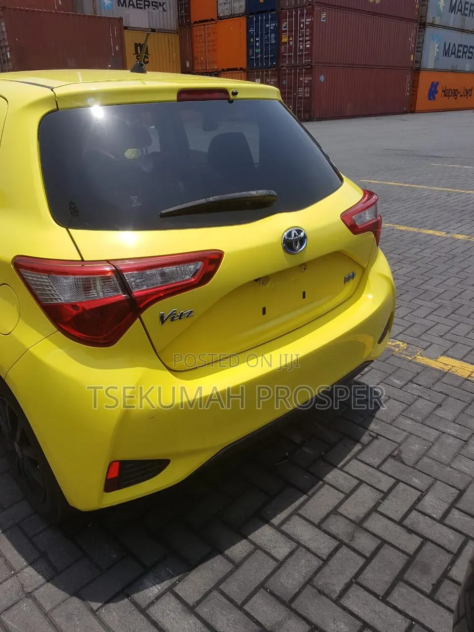 Toyota Vitz 1.5 FWD Hybrid 5dr 2017 Yellow