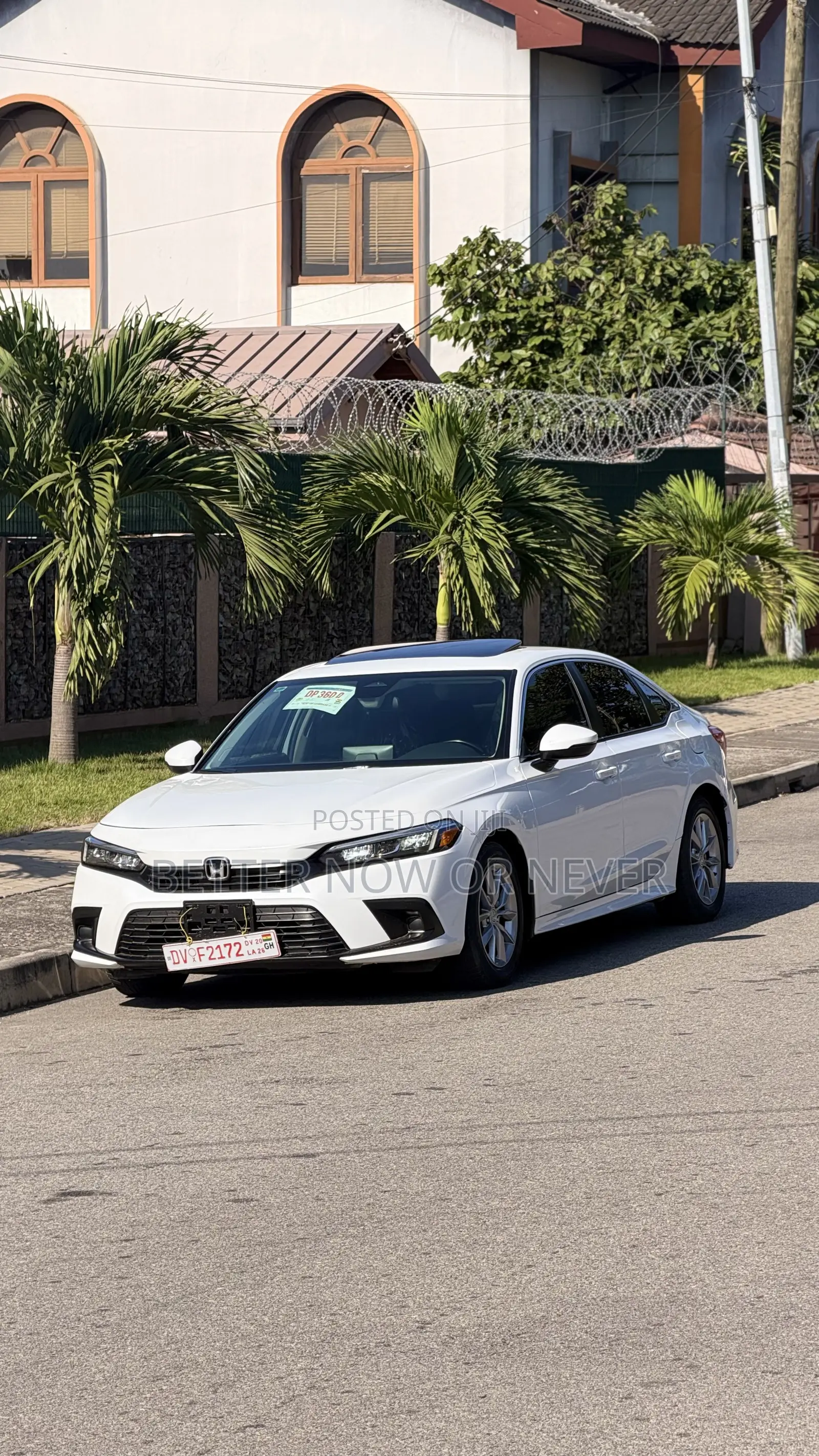 Honda Civic EX 2022 White