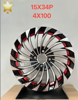 Clean Set of Size 16 Alloy Rims 4 Holes- Suitable for Vitz, Yaris, Etc
