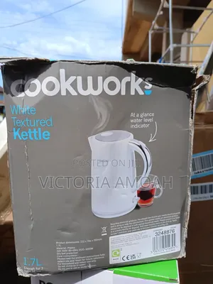 White Textured Kettle