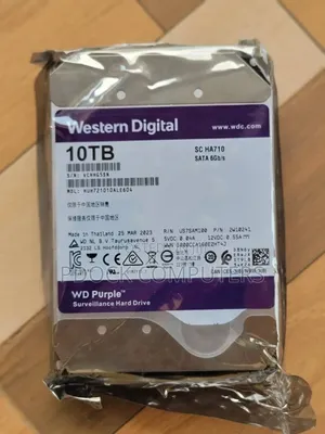 10TB WD Purple Surveillance Hard Disk Drive ORIGINAL