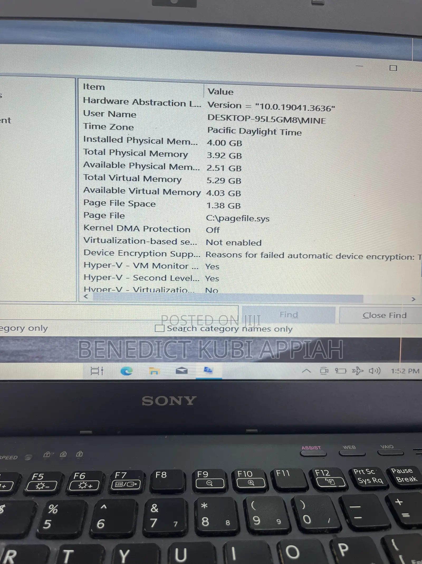 Laptop Sony VAIO SVP11213SNBI 4GB Intel Core i5 HDD 500GB