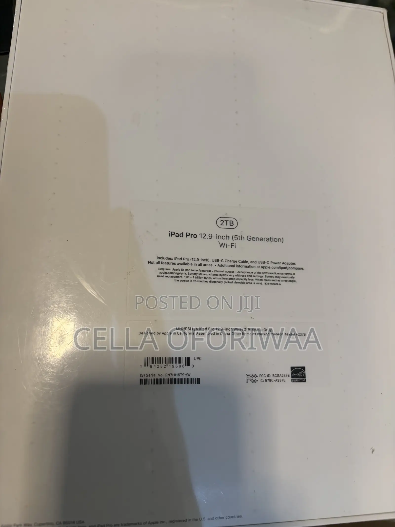 New Apple iPad Pro 12.9 (2021) 2 TB Silver