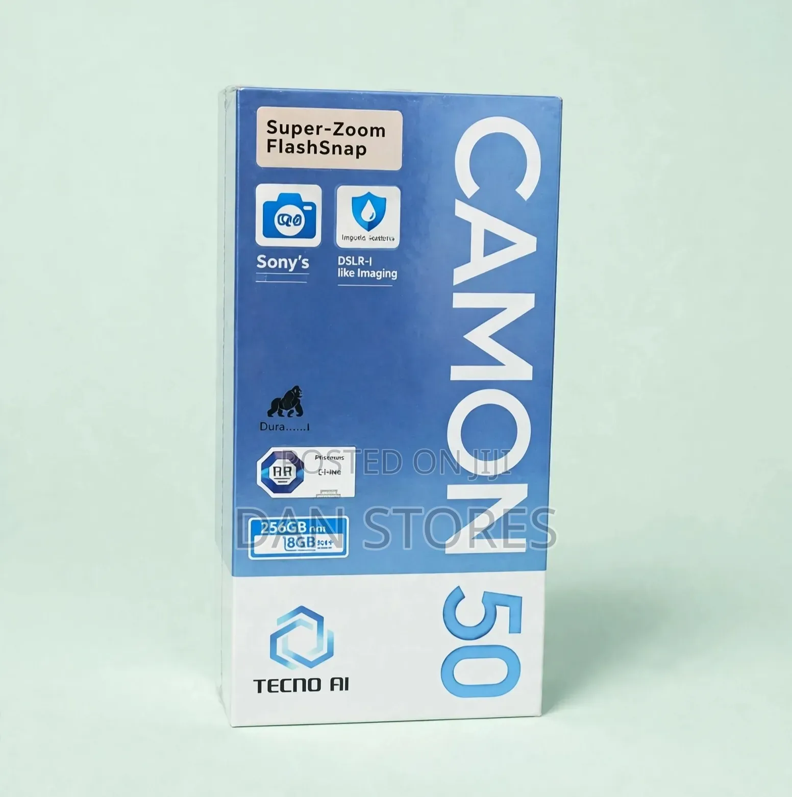 New Tecno Camon 50 256 GB Gold