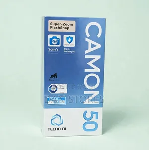 New Tecno Camon 50 256 GB Gold