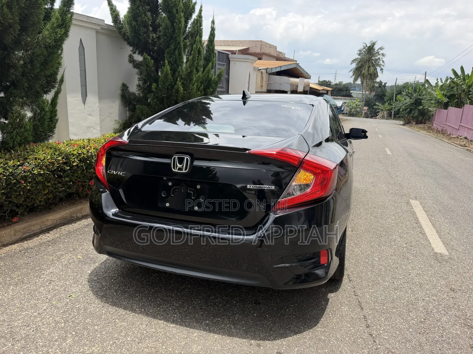 Honda Civic Touring 2dr Coupe (1.5L 4cyl) 2017 Black