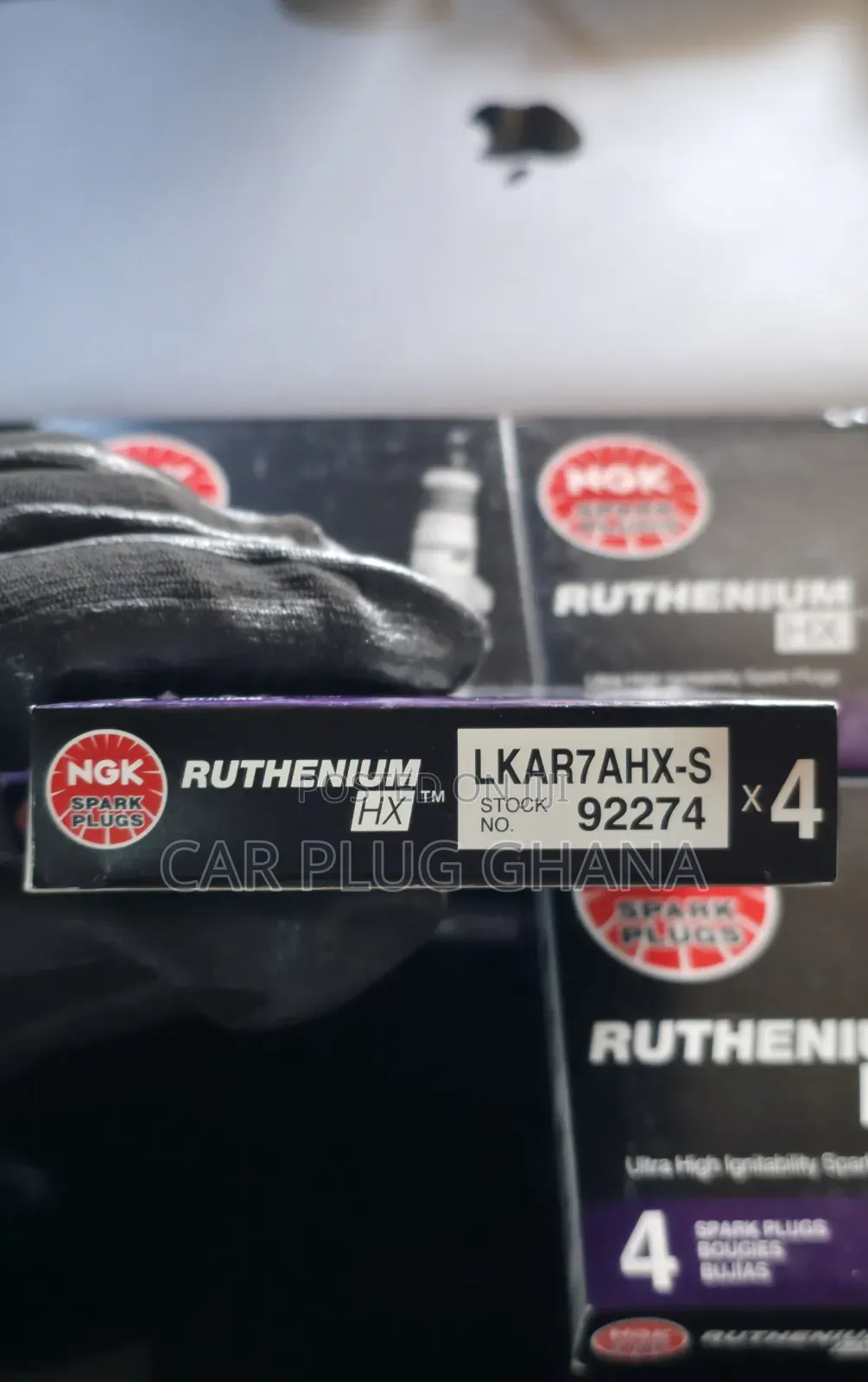 Original NGK Ruthenium LKAR7AHX-S Spark Plugs 14 Long