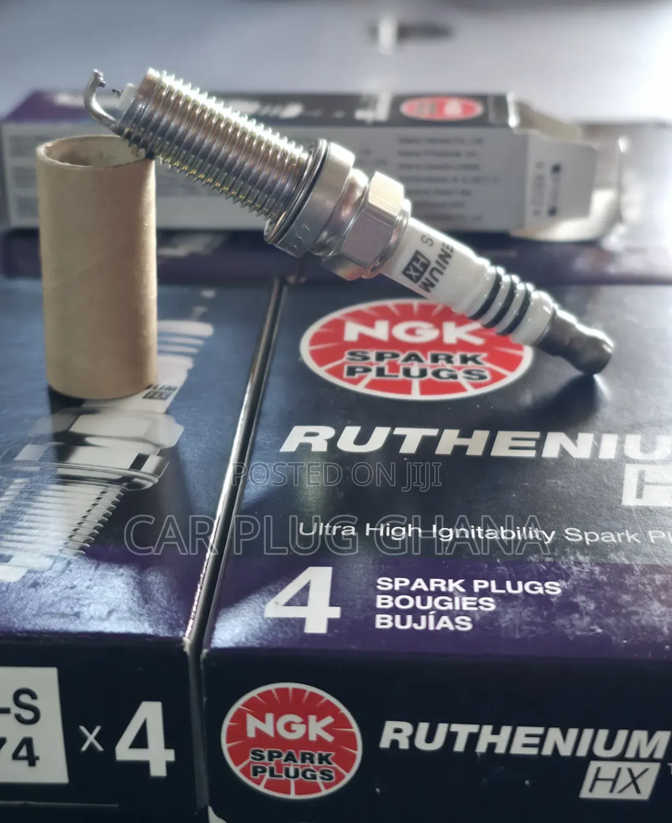 Original NGK Ruthenium LKAR7AHX-S Spark Plugs 14 Long