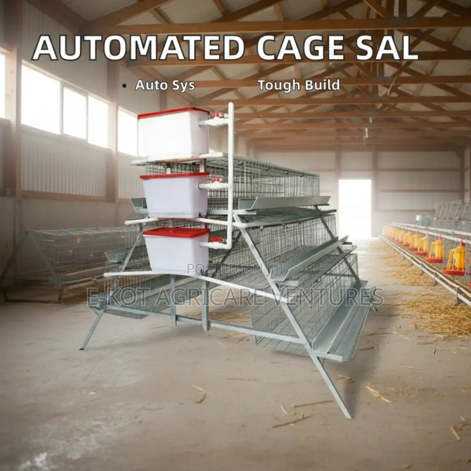 Chicken Cage a-Type 3-Tier