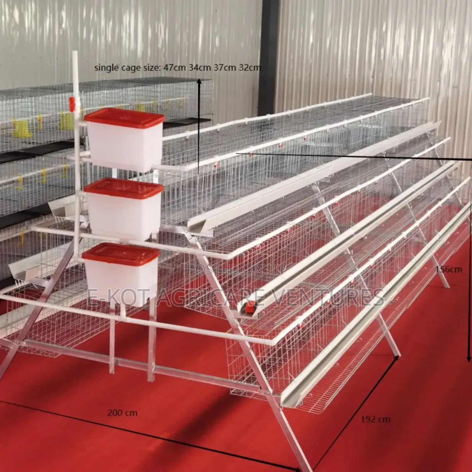 Chicken Cage a-Type 3-Tier